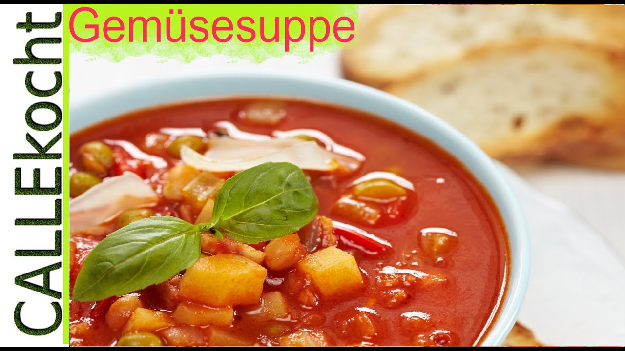 Gemüsesuppe nach Art der Bouillabaisse. Lecker und einfach. Rezept