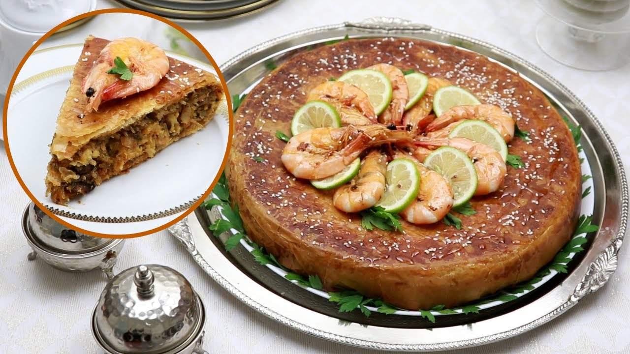 بسطيلة الحوت متوسطة تفرحي بيها عائلتك الصغيرة بمداق الاعراس ل 6 الى 8 أشخاص 