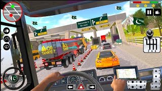 Snow offroad oil truck driver Android Gameplay screenshot 1