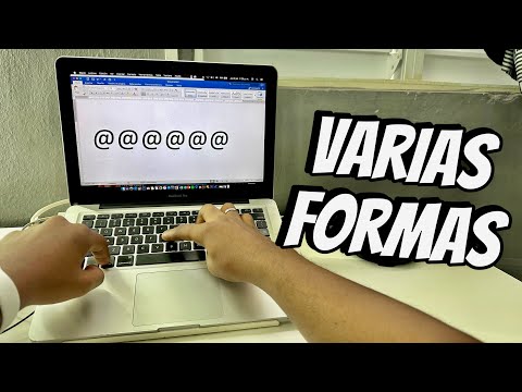 Como escribir arroba