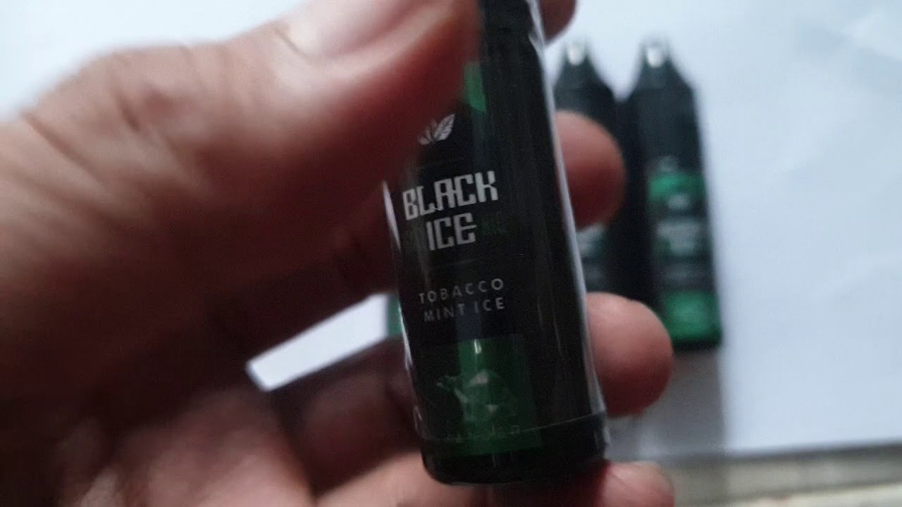 BLACK ICE SALTNIC TOBACCO MINT ICE XANDER ( TARAKAN CHAMPIONS STORE )