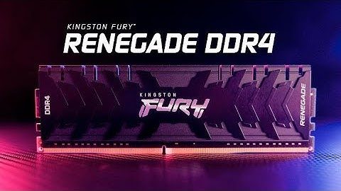 Bộ nhớ DDR4 với tốc độ tối đa đến 5333MHz – Kingston FURY Renegade Mạnh mẽ hơn