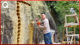 Man Digs a Hole in a Mountain and Turns it Into an Amazing Apartment