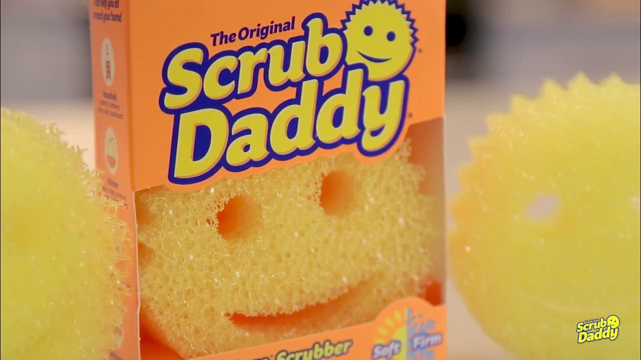 THE ORIGINAL Scrub Daddy Non-Scratch FlexTexture Dish Sponge YELLOW Smiley  Face