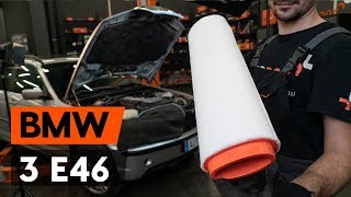 Wie BMW 3 Touring (E46) Motorluftfilter tauschen - Video-Anweisung