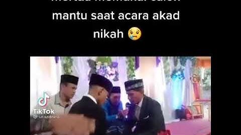 TIKTOK VIRAL MERTUA HAJAR MENANTU AUTO GAGAL NIKAH