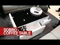 Fridge, charger, and speakers combine to form the Sobro coffee table Fridge, charger, and speakers combine to form the Sobro coffee table