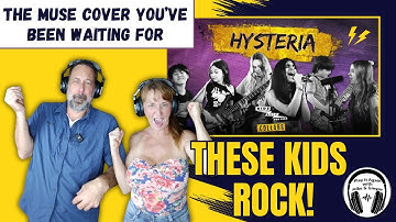 SO MUCH TALENT IN ONE ROOM! Mike & Ginger React to HYSTERIA (cover) by KIDS ROCK FOR KIDS