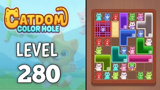 Catdom: Color hole Level 280 walkthrough solution 