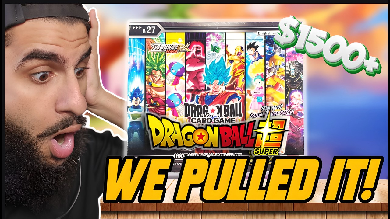 history of z booster box DBS-B27 (2025) which all have new illustrations and deluxe designs We Opened Dragon Ball's Most