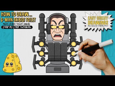 How to Draw G-MAN SKIBIDI TOILET 3.0 👨🚽 (Skibidi Toilet Series)