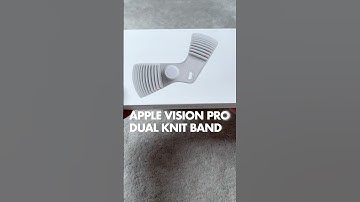 The new Dual Knit Band for Apple Vision Pro #applevisionpro #apple