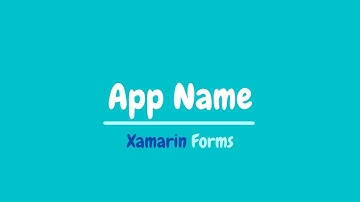 Xamarin Forms: Change Application Name