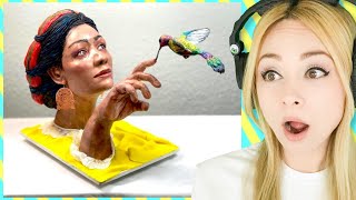 Cake Artist REACTS to INSANE Cakes