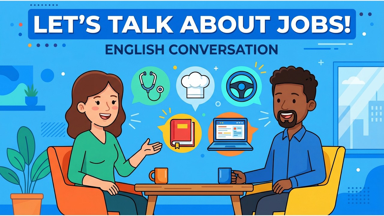 Let’s Talk About Jobs | Interview Questions & Workplace Phrases | English Conversation for Beginners