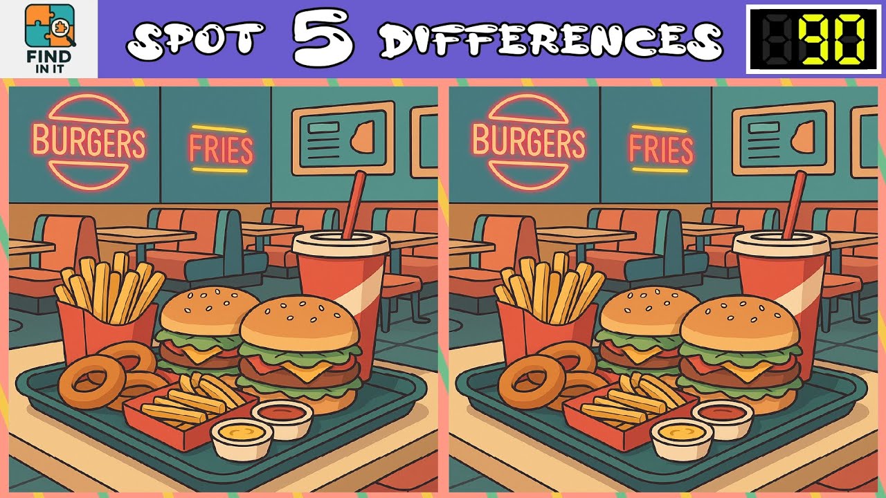 Spot The Difference : Only 5% Can Find Differences [Case #0025] - YouTube