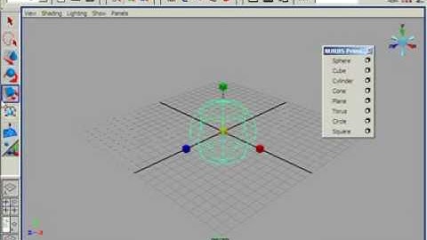 Intro to NURBS modeling with Maya (Basic level)