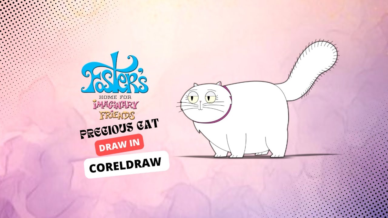 How To Draw Precious (Cat) from foster's home for imaginary friends