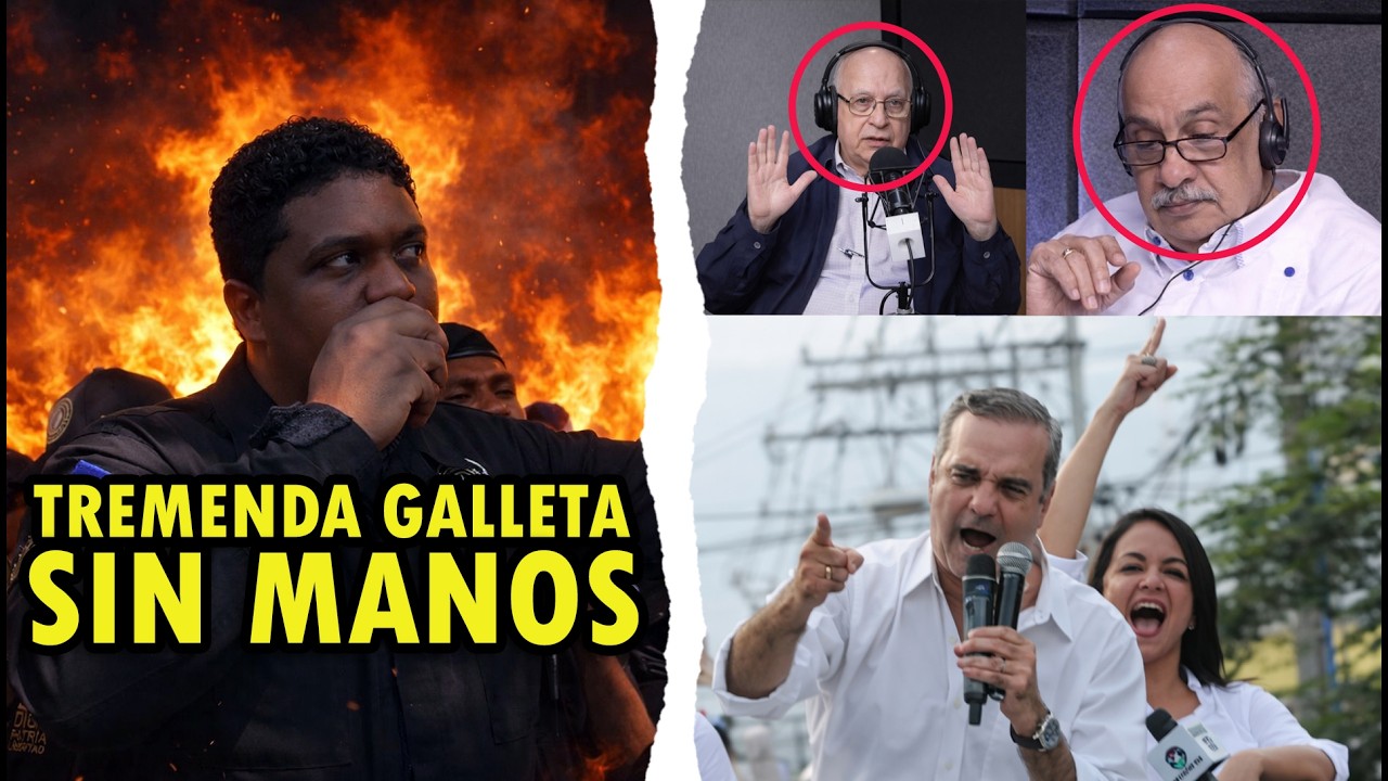 Ángelo Vásquez le da TREMENDA GALLETA SIN MANOS a prohaitianos durante entrevista!!