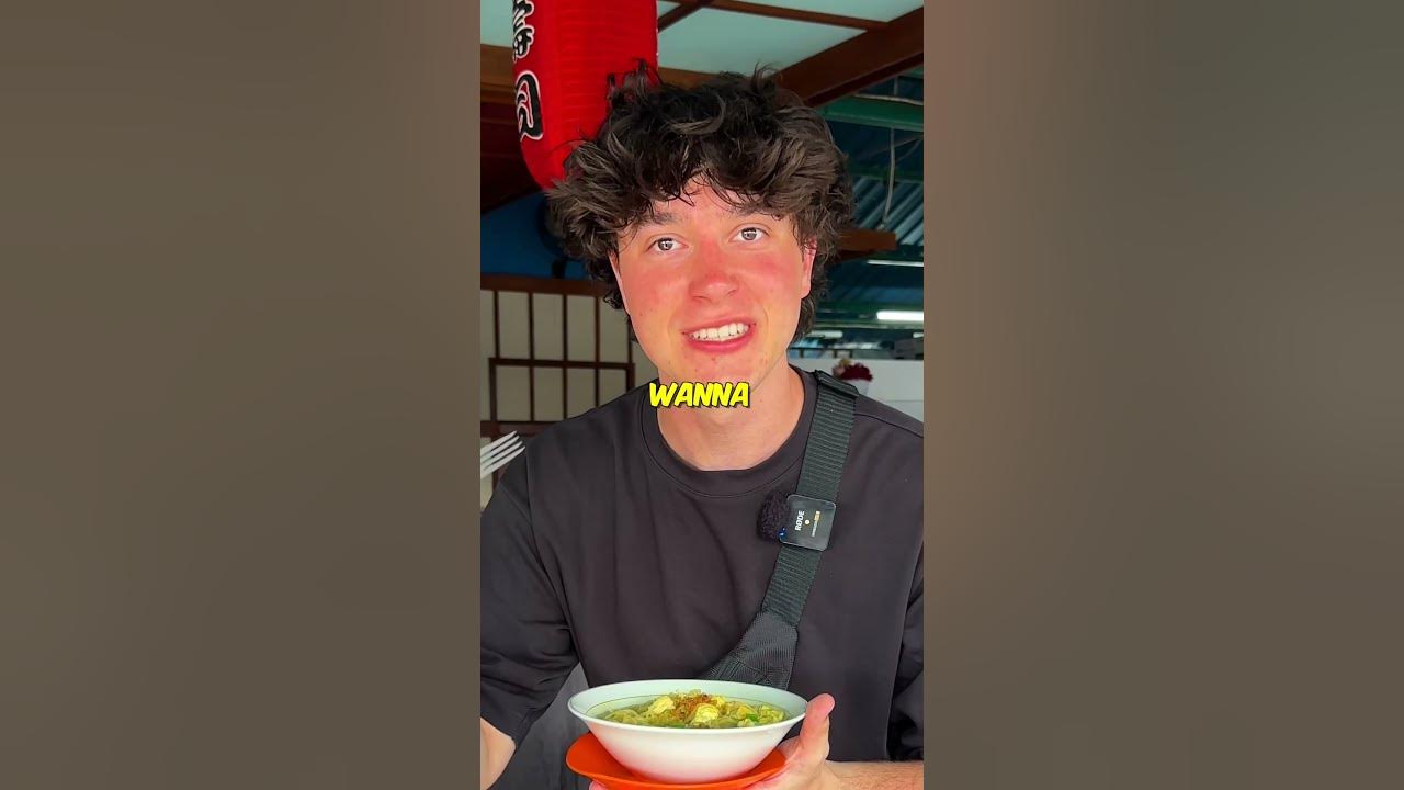 Tom Tries Soto Ayam For The First Time! 🇮🇩 #indonesia Tom Tries Soto Ayam For The First Time! 🇮🇩 #indonesia
