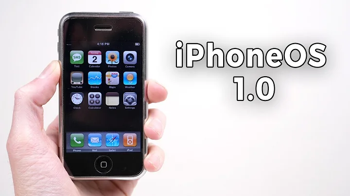 Installing IOS 1.0 On The First iPhone - Doesn't Have An App Store