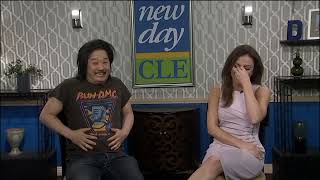Mark Normand and Bobby Lee getting comfortable on New Day Cleveland...