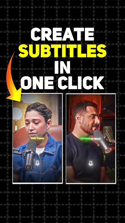 1 Click Subtitle Generator for Videos 🚀 | Best Free Auto Caption App