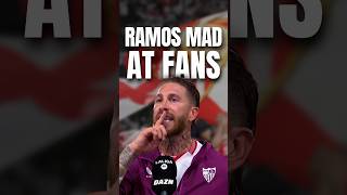 Sergio Ramos tell Sevilla Fans to “Shut up and show Respect.”