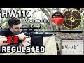 Weihrauch hw 110 22 air rifle  50  100 yard accuracy test  full review  regulated pcp airgun