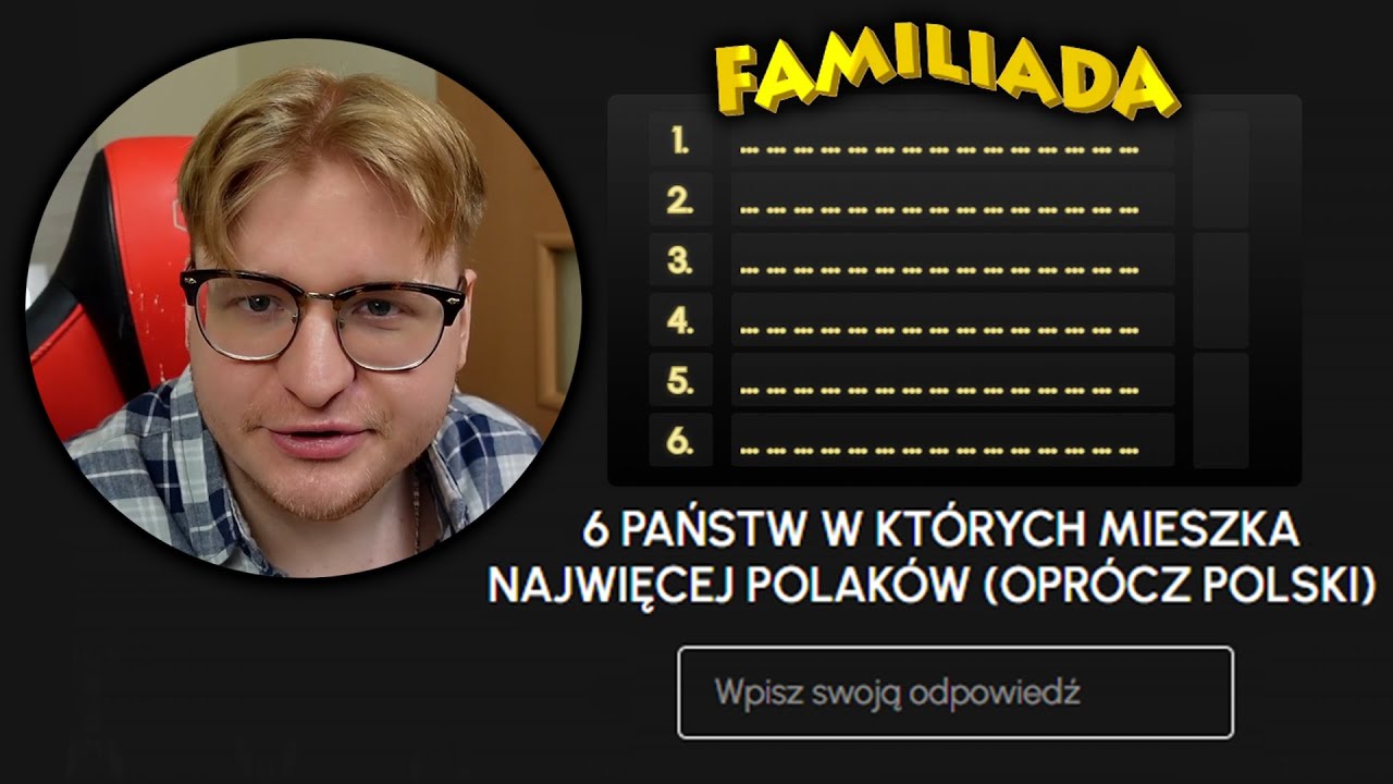 FAMILIADA... ale to wersja GEOGRAFICZNA