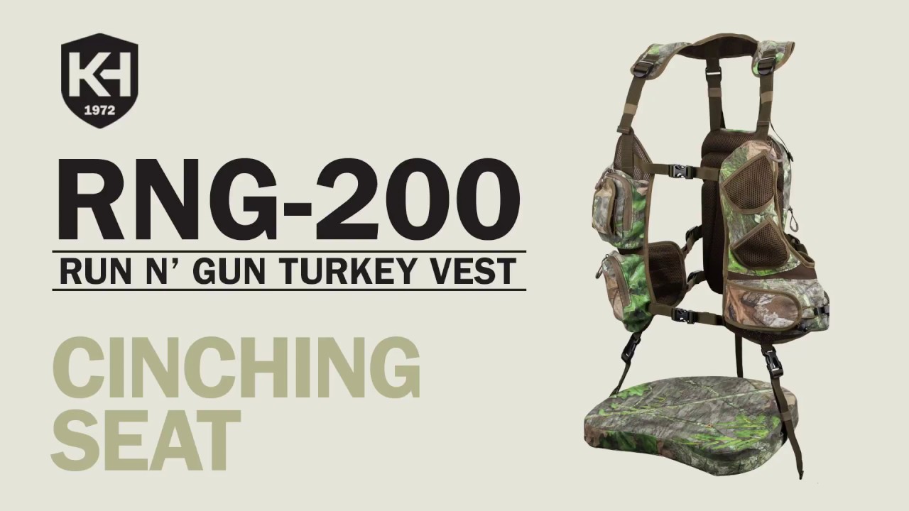 Rng 200 Turkey Vest Cinching Seat Youtube