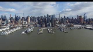 DJI Inspire 1 | New Jersey to New York | Raw 4k UHD Unedited Footage
