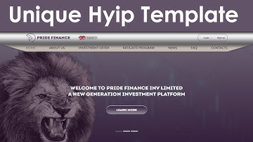 Buy Custom HYIP theme.For Gold Coder Script