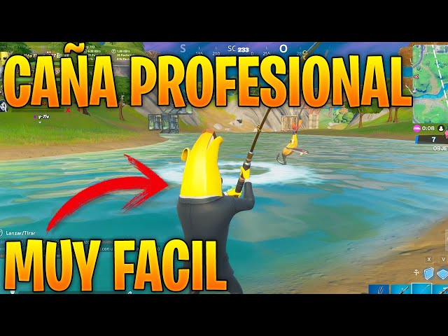 Pesca peces con una caña de pescar profesional - Desafíos de Fortnite  Xtravaganza o Semana 12 