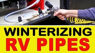 Winterizing Rv Water Lines With An Air Compressor