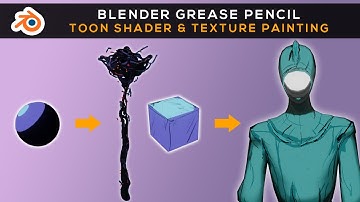 Get Started with Toon Shader & Texture Painting | Blender Grease Pencil