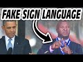 The Fake Sign Language Interpreter