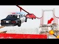 ПОГОНЯ Через ПРОПАСТЬ - BeamNg Drive