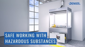 Hazardous substances workstation by DENIOS