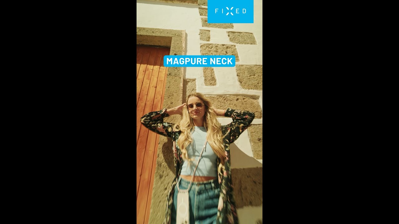 FIXED MagPure Neck – kryt s magnetem a šňůrkou na krk
