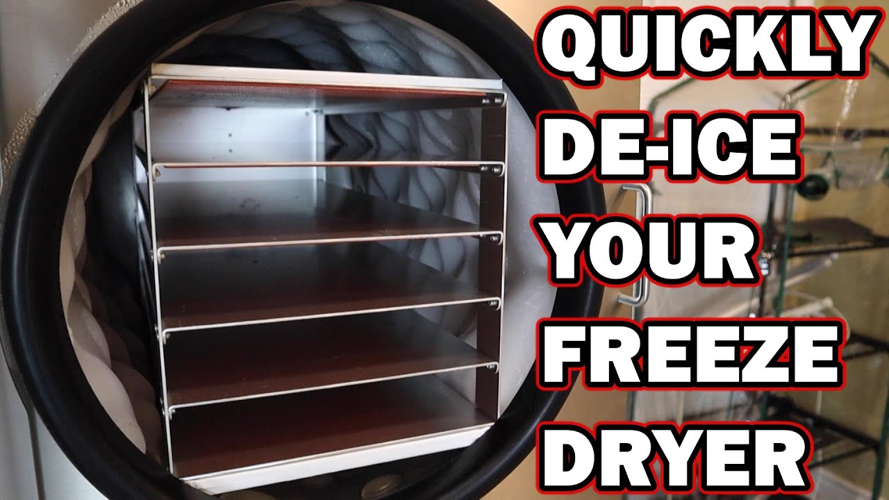 How to quickly deice your freeze dryer in between batches YouTube
