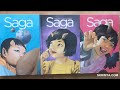 Saga Book One, Two and Three by Brian K. Vaughan