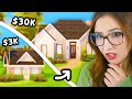 $3,000 vs $30,000 house in the sims 4