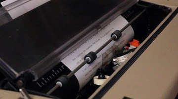 Typing on an IBM Selectric III