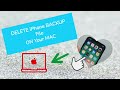 Delete Your iPhone Backup File On Mac