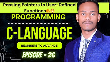 Passing Pointers to User-Defined Functions in C Programming