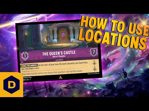 How To Use Location Cards In Disney's Lorcana