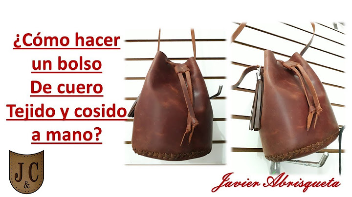 Como hacer un bolso cosido y tejido mano? - YouTube