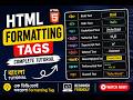 HTML Formatting Tags Tutorial in Bangla |