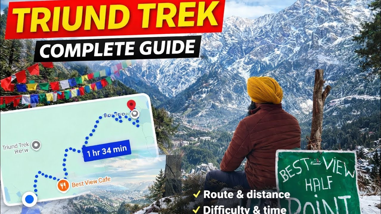 Triund Trek For Beginners. Snow ❄️ Trek , Difficulty and Stunning Views . 